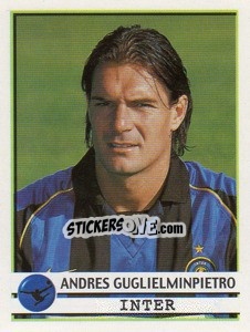Cromo Andres Guglielminpietro - Calciatori 2001-2002 - Panini
