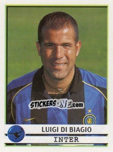 Cromo Luigi di Biagio - Calciatori 2001-2002 - Panini