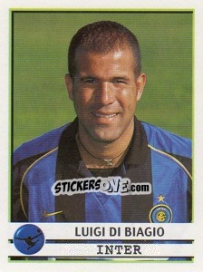 Sticker Luigi di Biagio - Calciatori 2001-2002 n. 135 - Panini