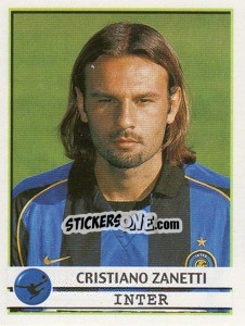 Cromo Cristiano Zanetti - Calciatori 2001-2002 n. 137 - Panini
