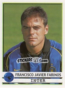Sticker Francisco Javier Farinos - Calciatori 2001-2002 - Panini