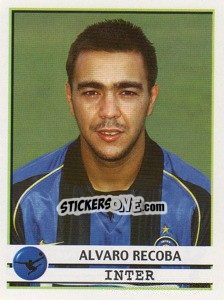 Figurina Alvaro Recoba - Calciatori 2001-2002 - Panini