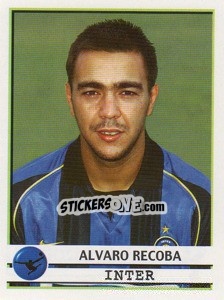 Sticker Alvaro Recoba - Calciatori 2001-2002 n. 139 - Panini