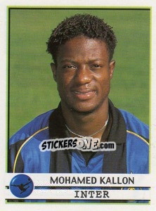 Figurina Mohamed Kallon - Calciatori 2001-2002 - Panini