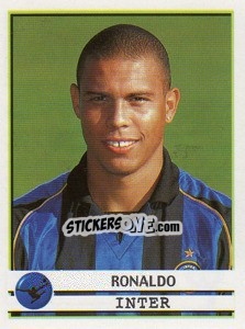 Sticker Ronaldo - Calciatori 2001-2002 n. 141 - Panini