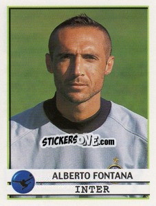 Cromo Alberto Fontana - Calciatori 2001-2002 - Panini