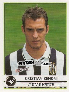 Sticker Cristian Zenoni - Calciatori 2001-2002 n. 150 - Panini