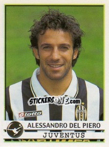 Cromo Alessandro del Piero - Calciatori 2001-2002 - Panini