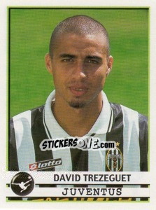 Figurina David Trezeguet - Calciatori 2001-2002 - Panini
