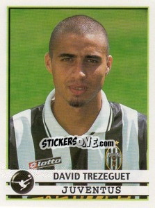 Sticker David Trezeguet - Calciatori 2001-2002 n. 167 - Panini