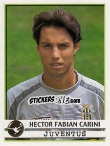 Sticker Hector Fabian Carini - Calciatori 2001-2002 - Panini