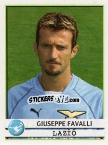Cromo Giuseppe Favalli - Calciatori 2001-2002 - Panini
