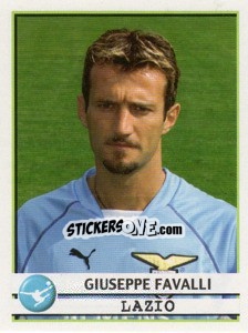 Sticker Giuseppe Favalli - Calciatori 2001-2002 n. 174 - Panini