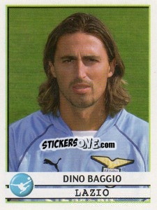 Sticker Dino Baggio - Calciatori 2001-2002 n. 180 - Panini