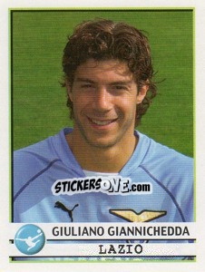 Sticker Giuliano Giannichedda - Calciatori 2001-2002 - Panini