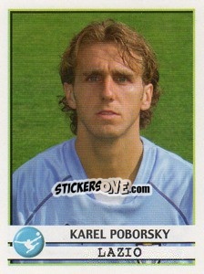 Sticker Karel Poborsky - Calciatori 2001-2002 n. 183 - Panini
