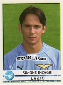 Sticker Simone Inzaghi - Calciatori 2001-2002 - Panini
