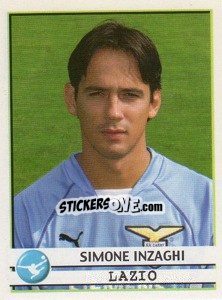 Sticker Simone Inzaghi - Calciatori 2001-2002 n. 189 - Panini