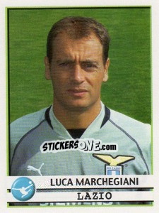 Sticker Luca Marchegiani - Calciatori 2001-2002 n. 192 - Panini