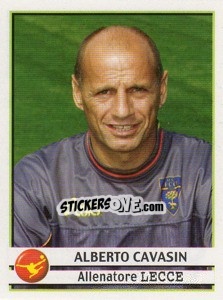 Figurina Alberto Cavasin (Allenatore) - Calciatori 2001-2002 - Panini
