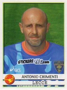 Figurina Antonio Chimenti - Calciatori 2001-2002 - Panini