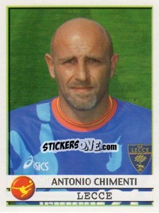 Sticker Antonio Chimenti - Calciatori 2001-2002 n. 197 - Panini