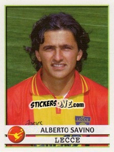 Sticker Alberto Savino - Calciatori 2001-2002 n. 198 - Panini