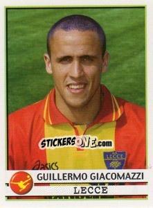 Sticker Guillermo Giacomazzi - Calciatori 2001-2002 n. 207 - Panini