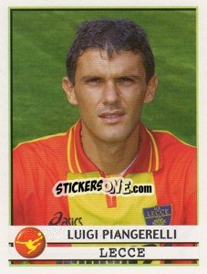 Sticker Luigi Piangerelli - Calciatori 2001-2002 n. 210 - Panini
