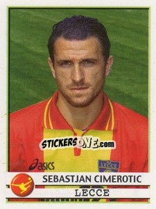 Sticker Sebastian Cimerotic - Calciatori 2001-2002 n. 212 - Panini