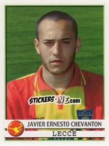 Sticker Javier Ernesto Chevanton - Calciatori 2001-2002 n. 214 - Panini