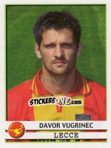 Sticker Davor Vugrinec - Calciatori 2001-2002 n. 215 - Panini