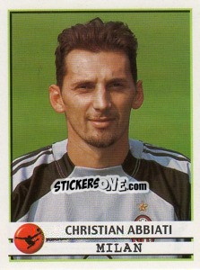 Sticker Christian Abbiati - Calciatori 2001-2002 n. 221 - Panini
