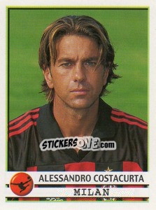 Sticker Alessandro Costacurta - Calciatori 2001-2002 n. 224 - Panini