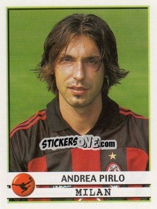 Sticker Andrea Pirlo - Calciatori 2001-2002 n. 233 - Panini
