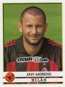 Sticker Javi Moreno - Calciatori 2001-2002 - Panini