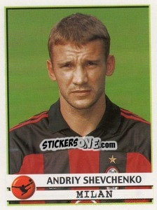 Sticker Andriy Shevchenko - Calciatori 2001-2002 n. 238 - Panini