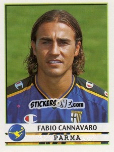 Figurina Fabio Cannavaro - Calciatori 2001-2002 - Panini