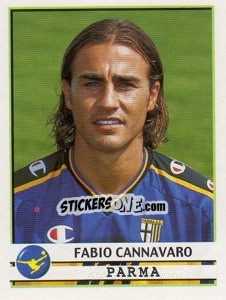 Sticker Fabio Cannavaro - Calciatori 2001-2002 n. 249 - Panini