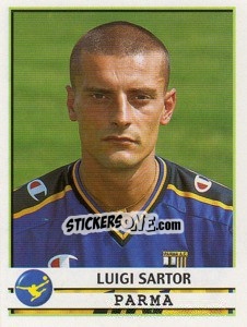 Sticker Luigi Sartor - Calciatori 2001-2002 - Panini