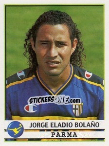 Figurina Jorge Eladio Bolano - Calciatori 2001-2002 - Panini