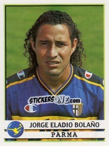 Sticker Jorge Eladio Bolano - Calciatori 2001-2002 n. 256 - Panini