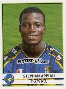 Sticker Stephan Appiah - Calciatori 2001-2002 n. 257 - Panini