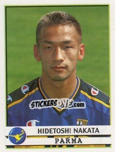 Sticker Hidetoshi Nakata - Calciatori 2001-2002 - Panini