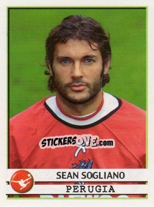 Figurina Sean Sogliano - Calciatori 2001-2002 - Panini