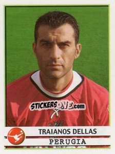 Sticker Traianos Dellas - Calciatori 2001-2002 - Panini