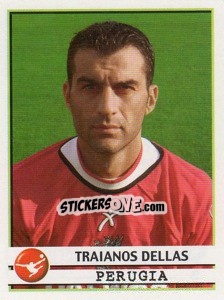 Sticker Traianos Dellas - Calciatori 2001-2002 n. 275 - Panini