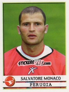Sticker Salvatore Monaco - Calciatori 2001-2002 n. 276 - Panini