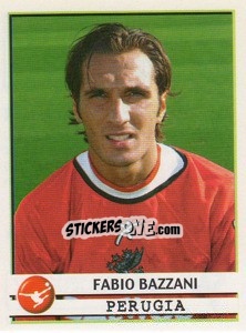 Sticker Fabio Bazzani - Calciatori 2001-2002 - Panini