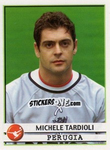 Sticker Michele Tardioli - Calciatori 2001-2002 - Panini